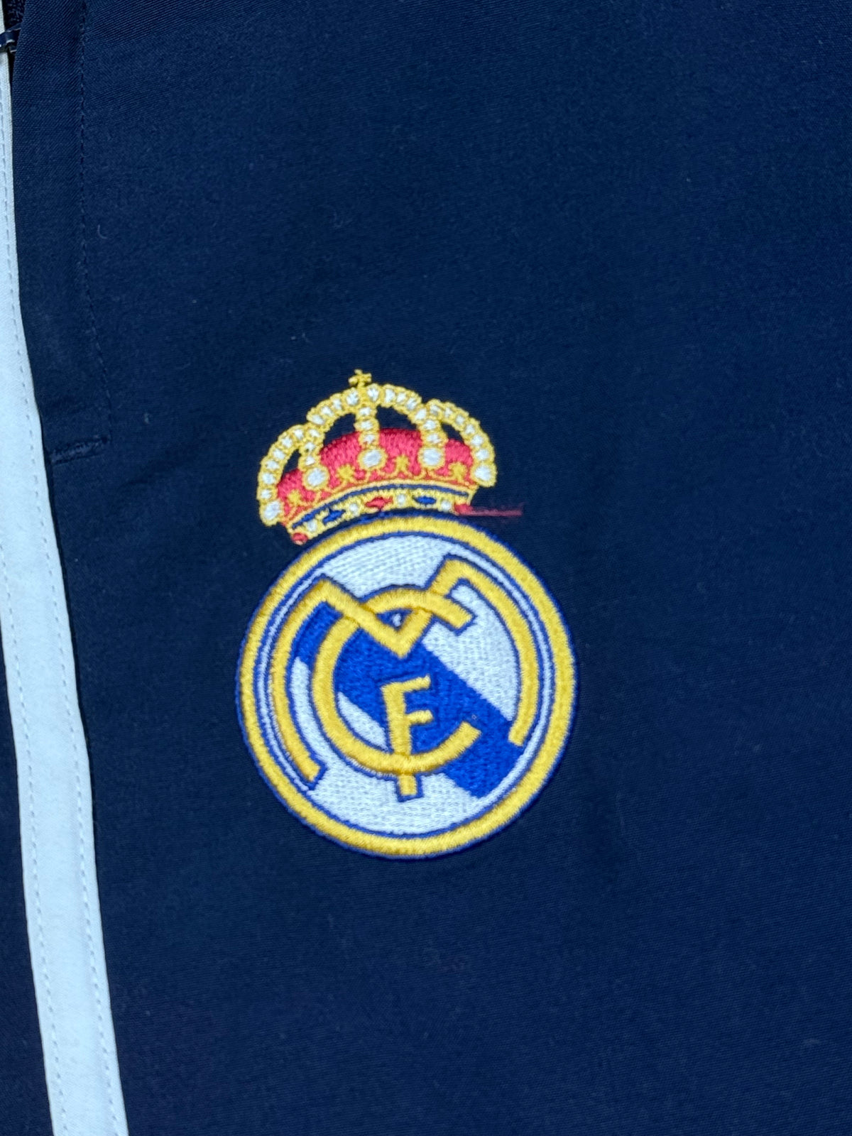 vintage navyblue Adidas Real Madrid trackpants {S}