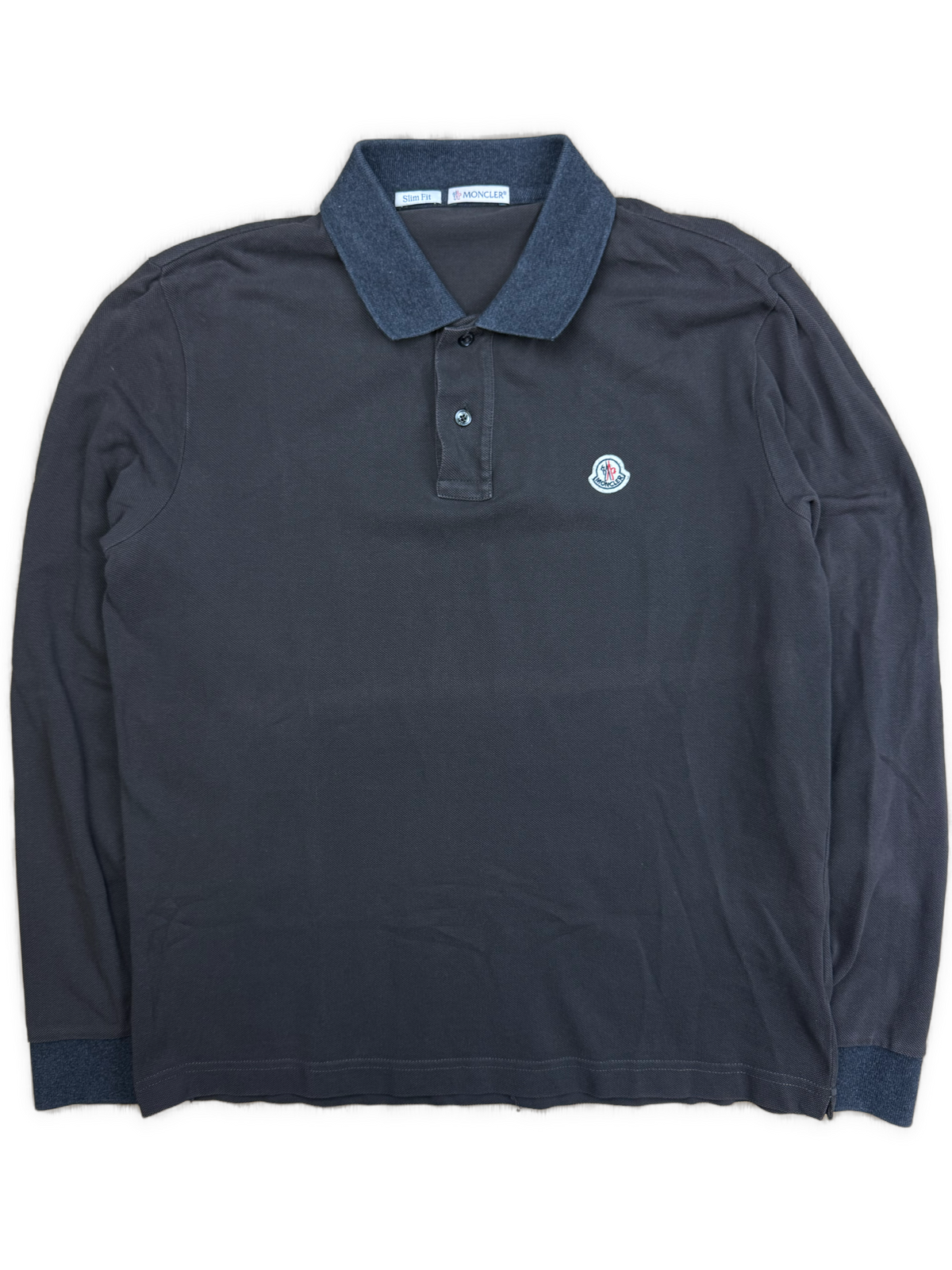 vintage brown Moncler polo long {M}