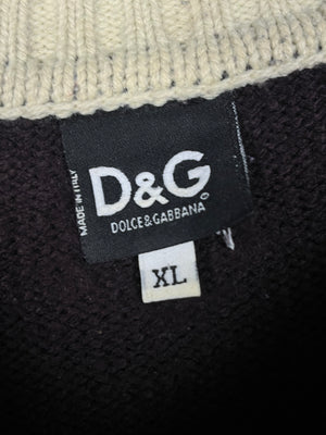 vintage Dolce & Gabbana knittedsweater {XL}