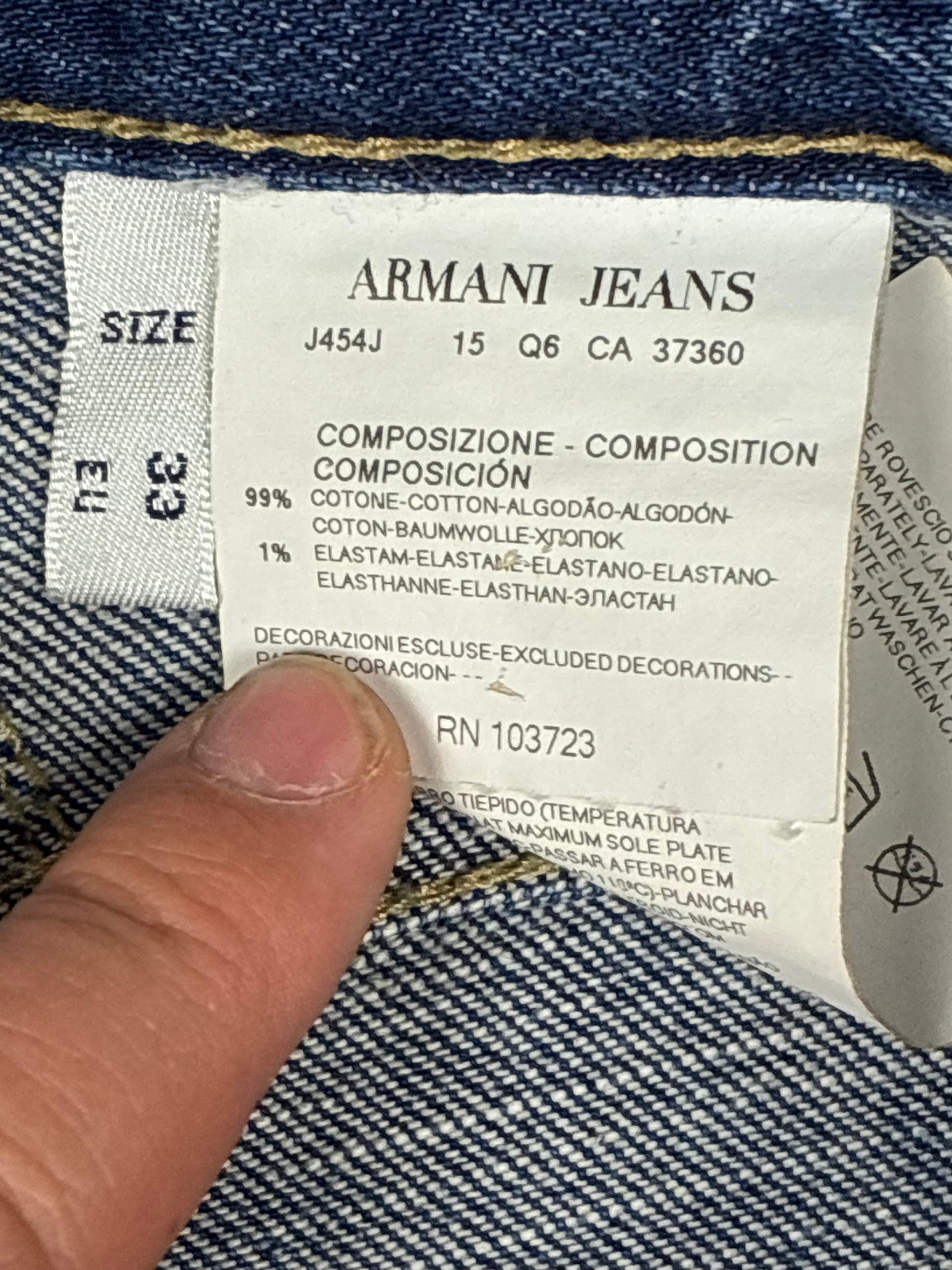 vintage Armani jeans {L}