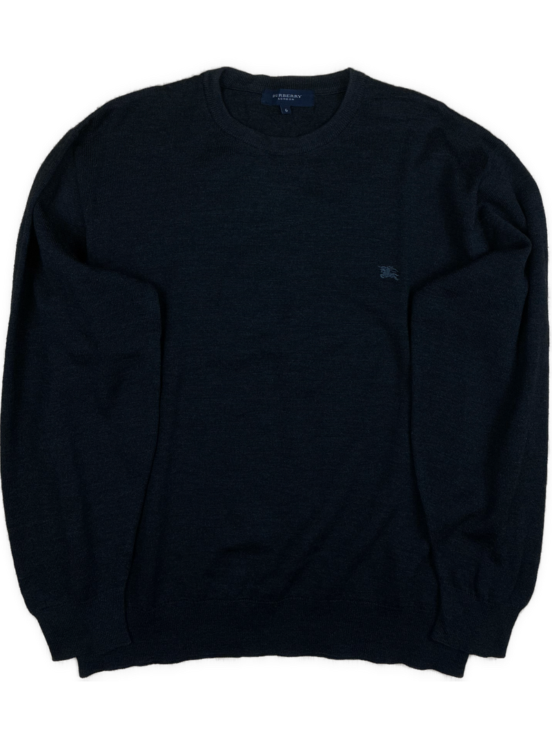 vintage Burberry knittedsweater {L}