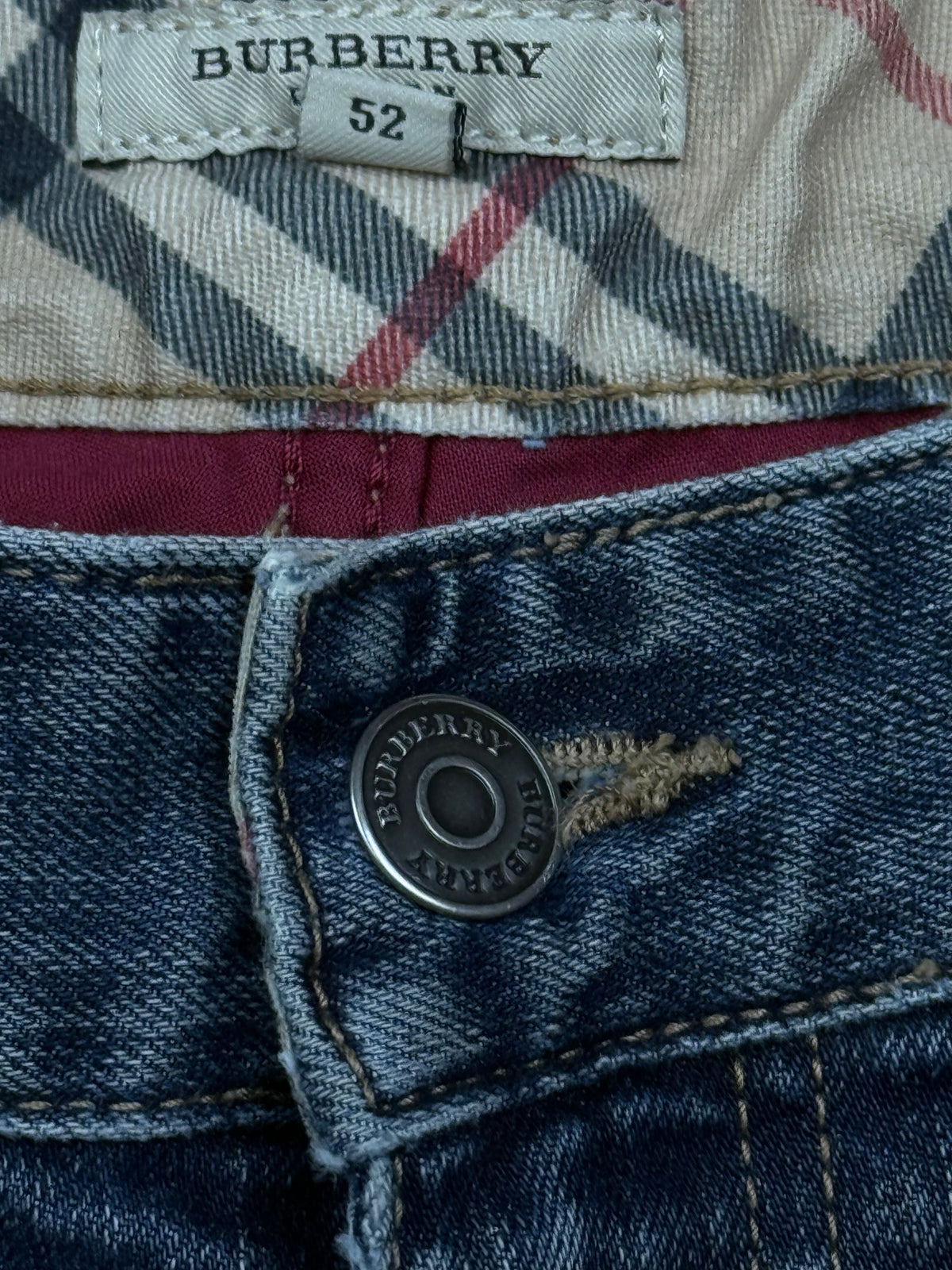 vintage Burberry jeans