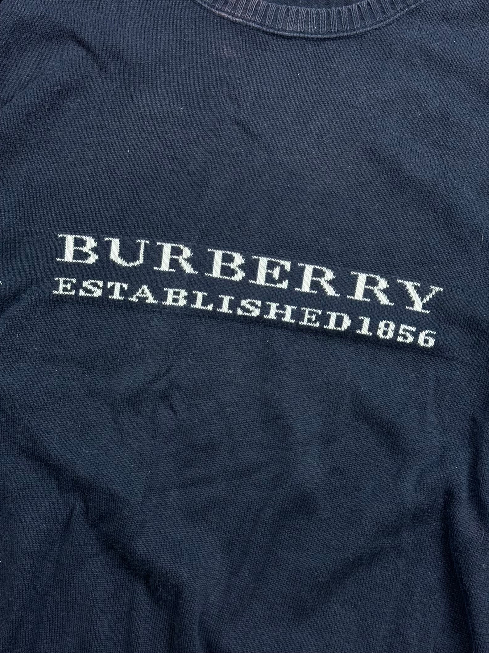 vintage Burberry knittedsweater {S}