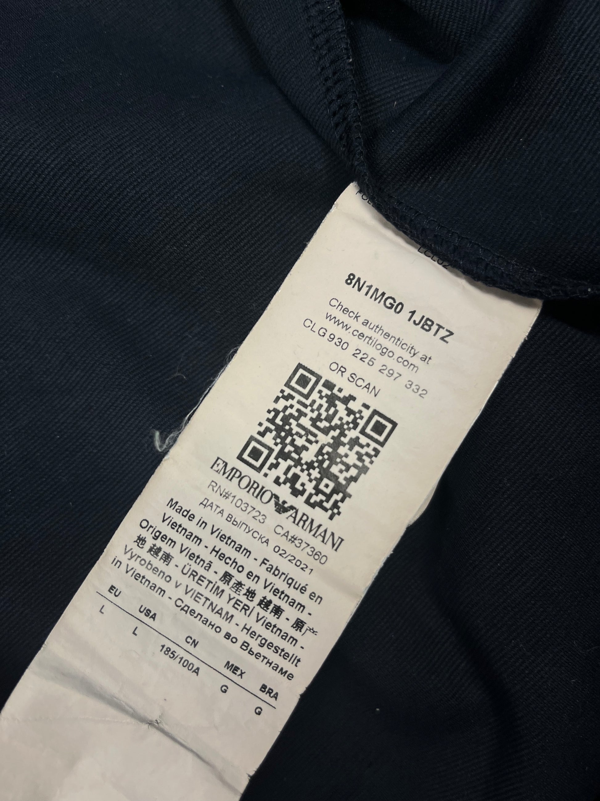 vintage Emporio Armani sweatjacket {L}