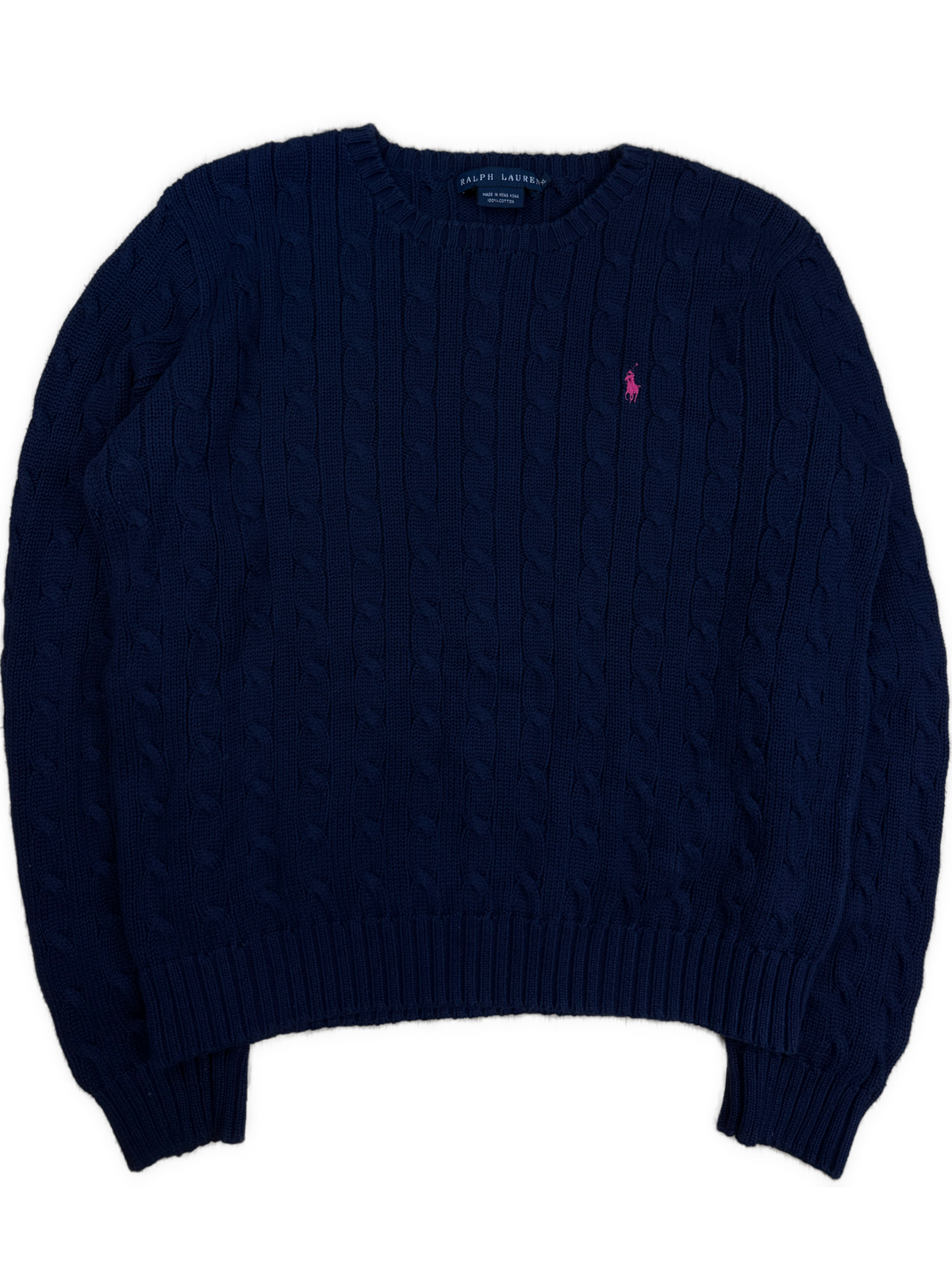 vintage navyblue Polo Ralph Lauren knittedsweater {S}