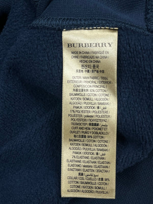 vintage navyblue Burberry sweater {L}