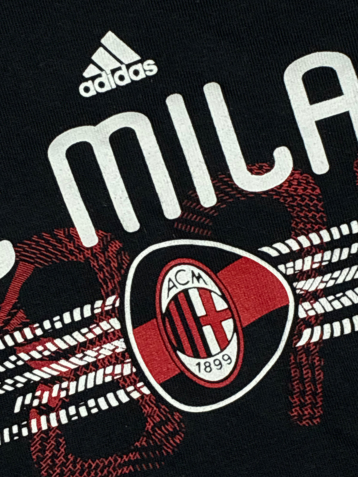 vintage Adidas Ac Milan t-shirt {M}