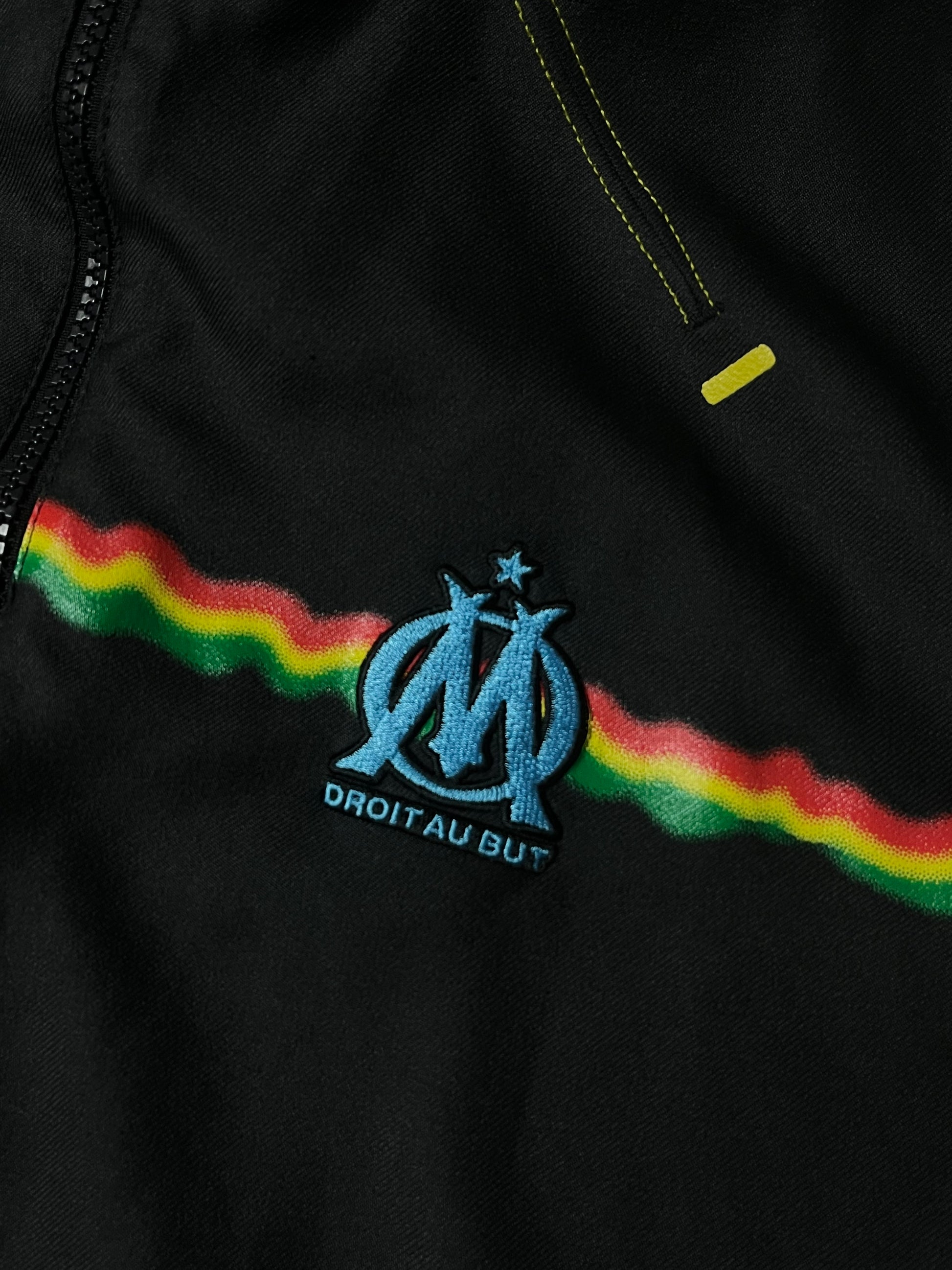 vintage Adidas Olympique Marseille X Bob Marley windbreaker {S}