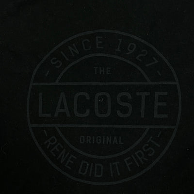 black Lacoste t-shirt {S}