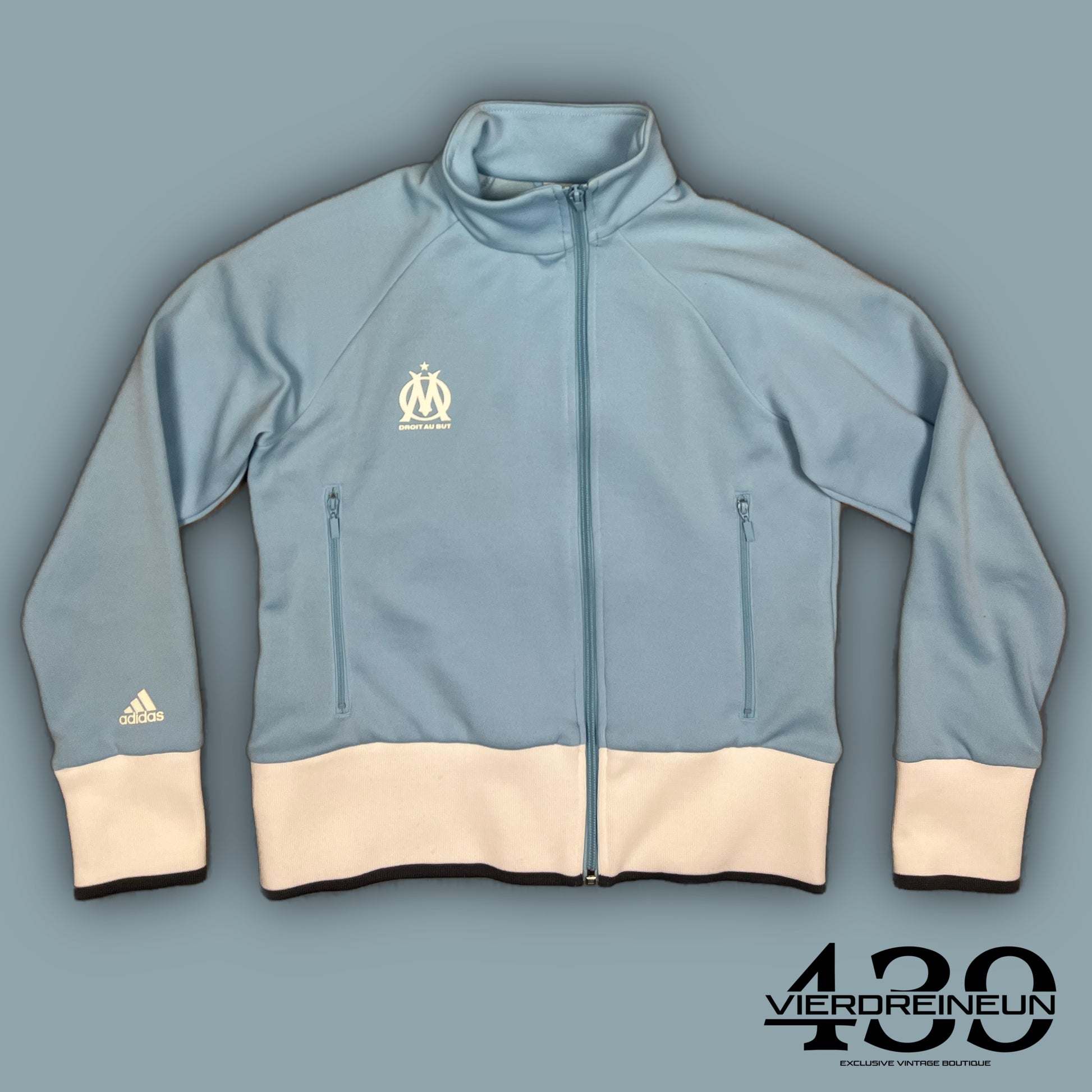 vintage Adidas Olympique Marseille trackjacket {S}