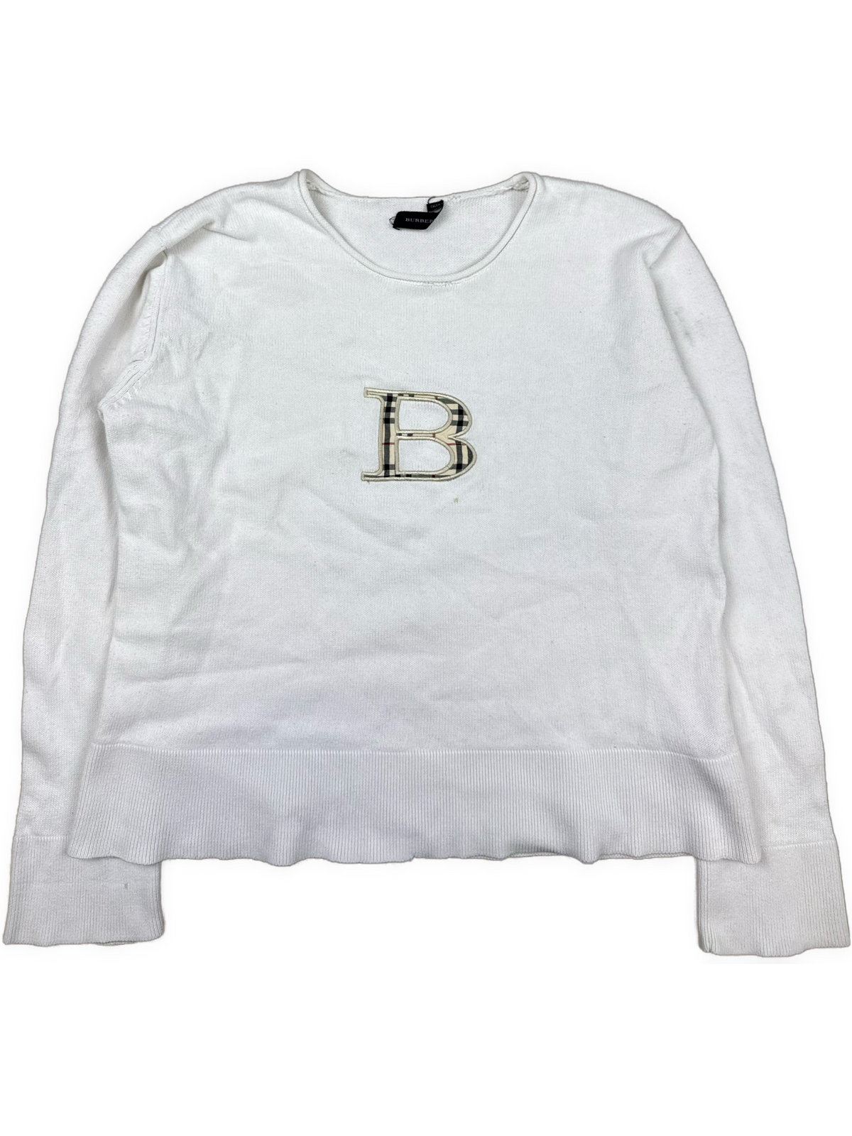 vintage Burberry knittedsweater {S}