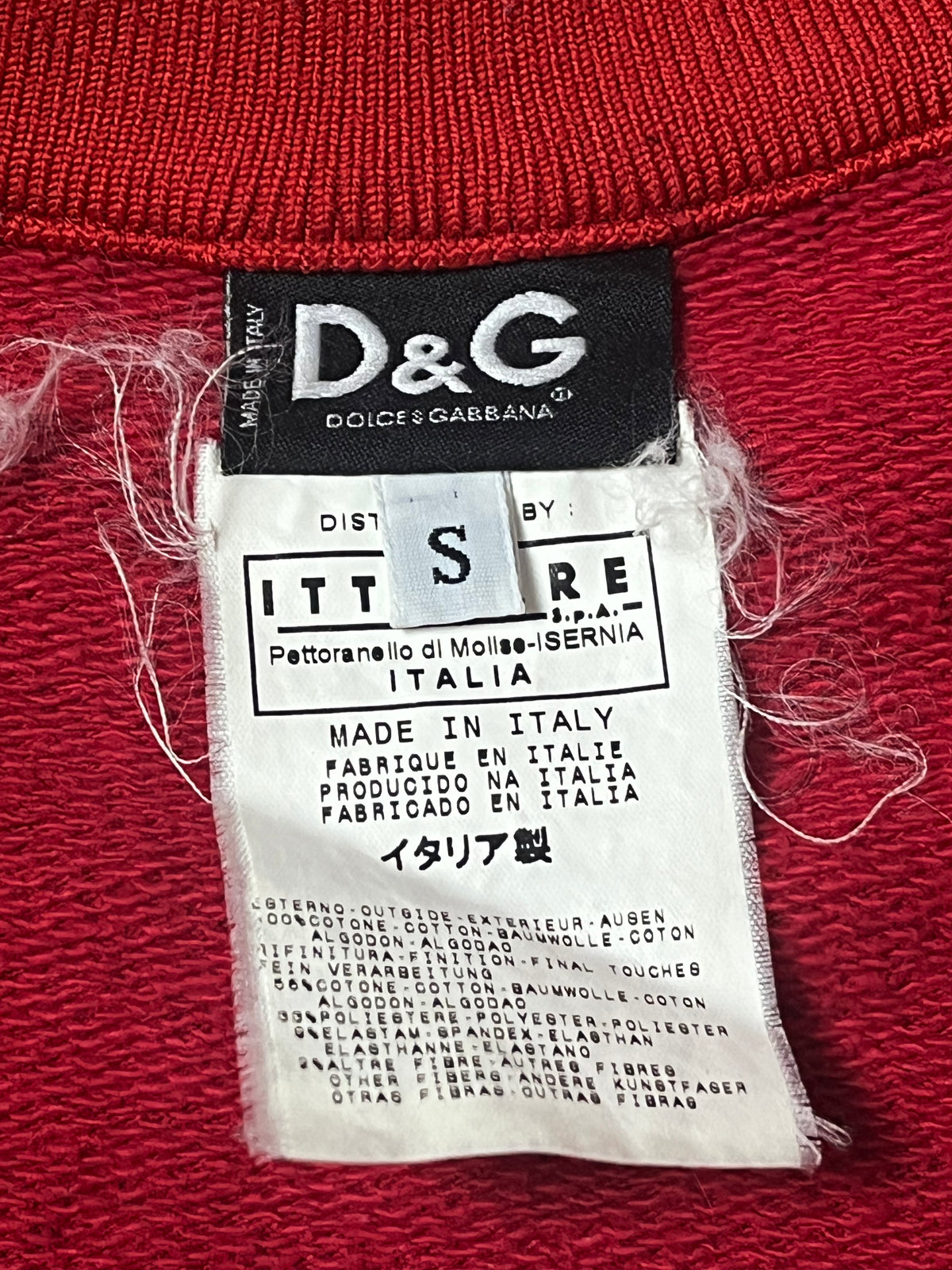 vintage Dolce & Gabbana sweatjacket {S}