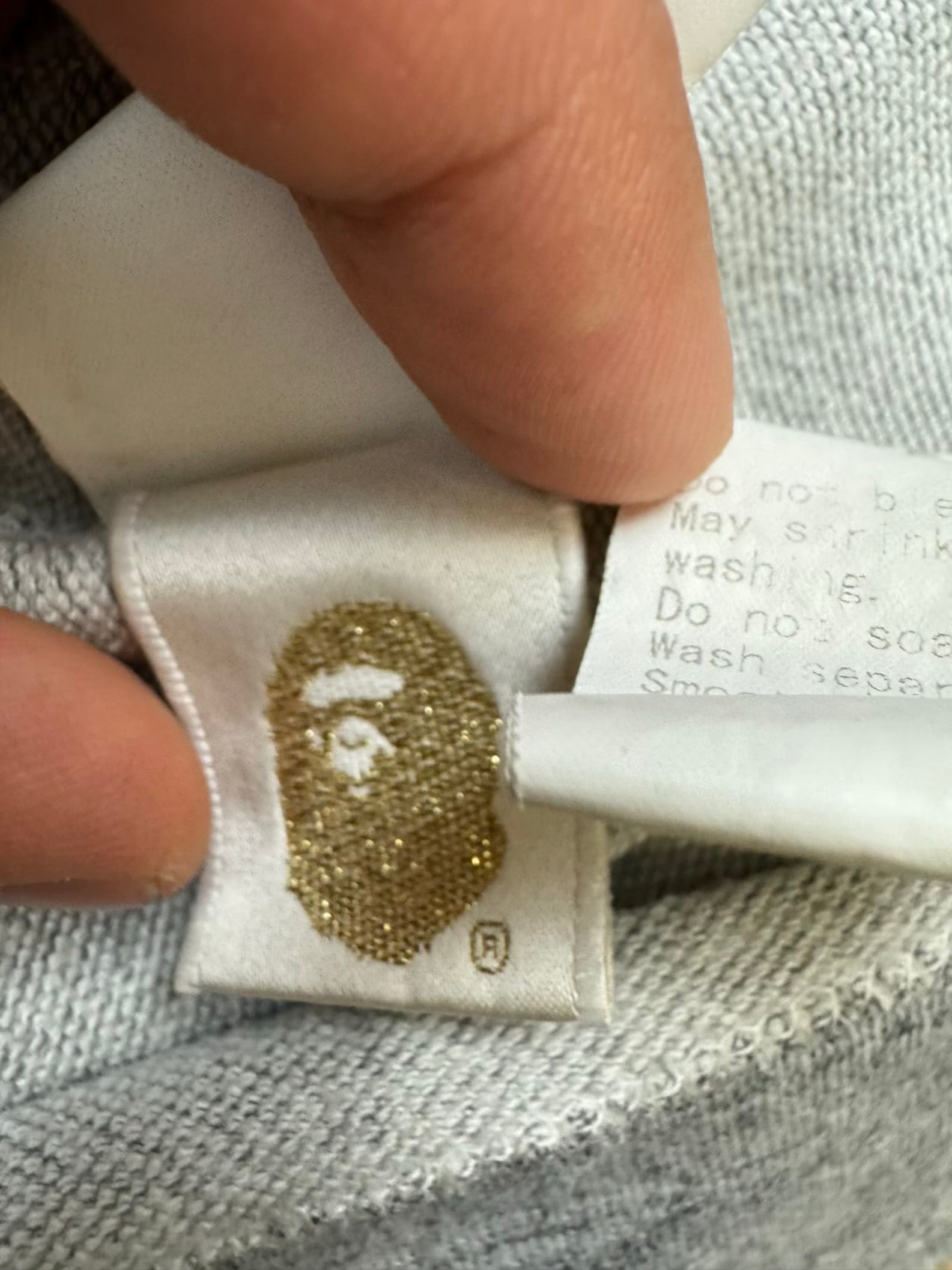 vintage BAPE a bathing ape sweatjacket {XS}