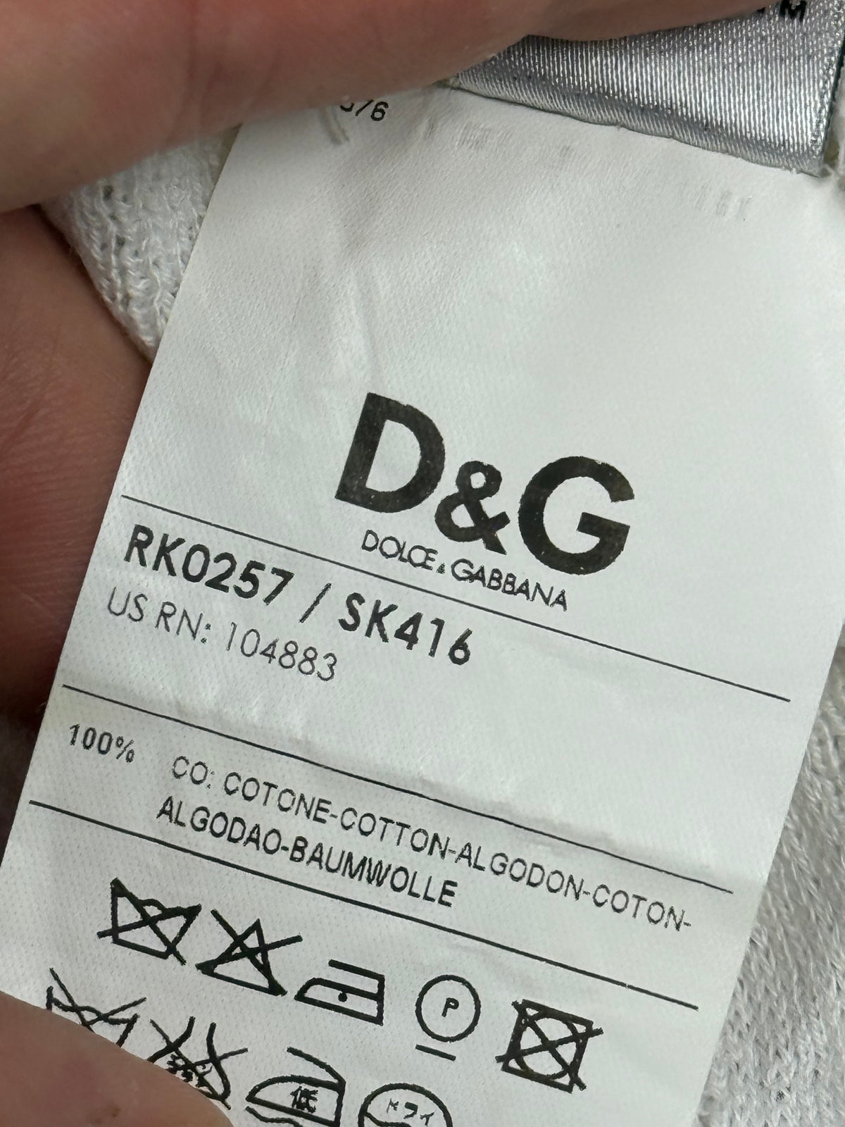 vintage Dolce & Gabbana polo long {S}
