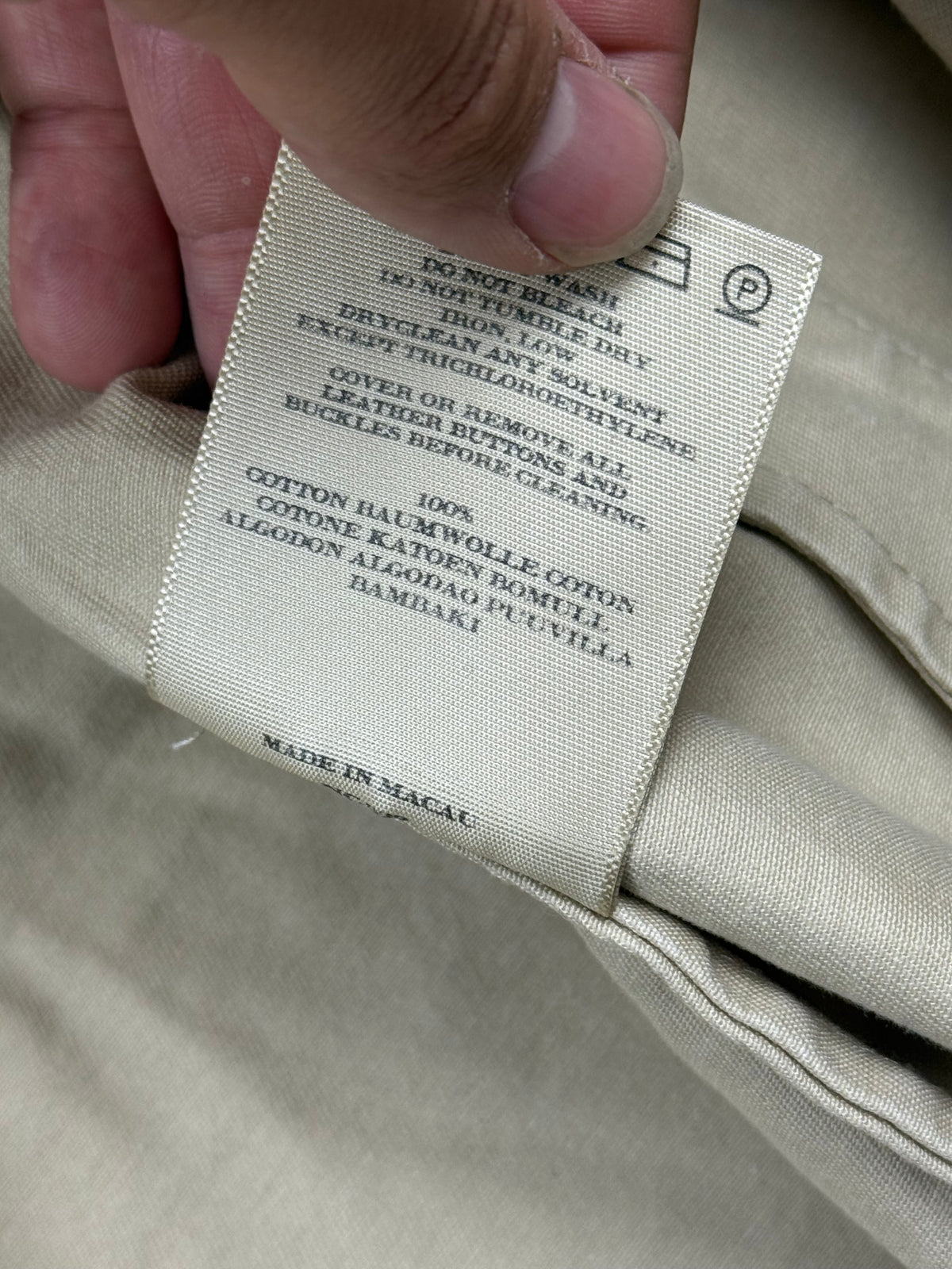 vintage Burberry harringtonjacket