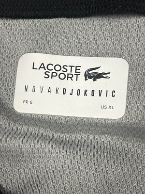 black Lacoste Nova Djokovic jersey {XL}