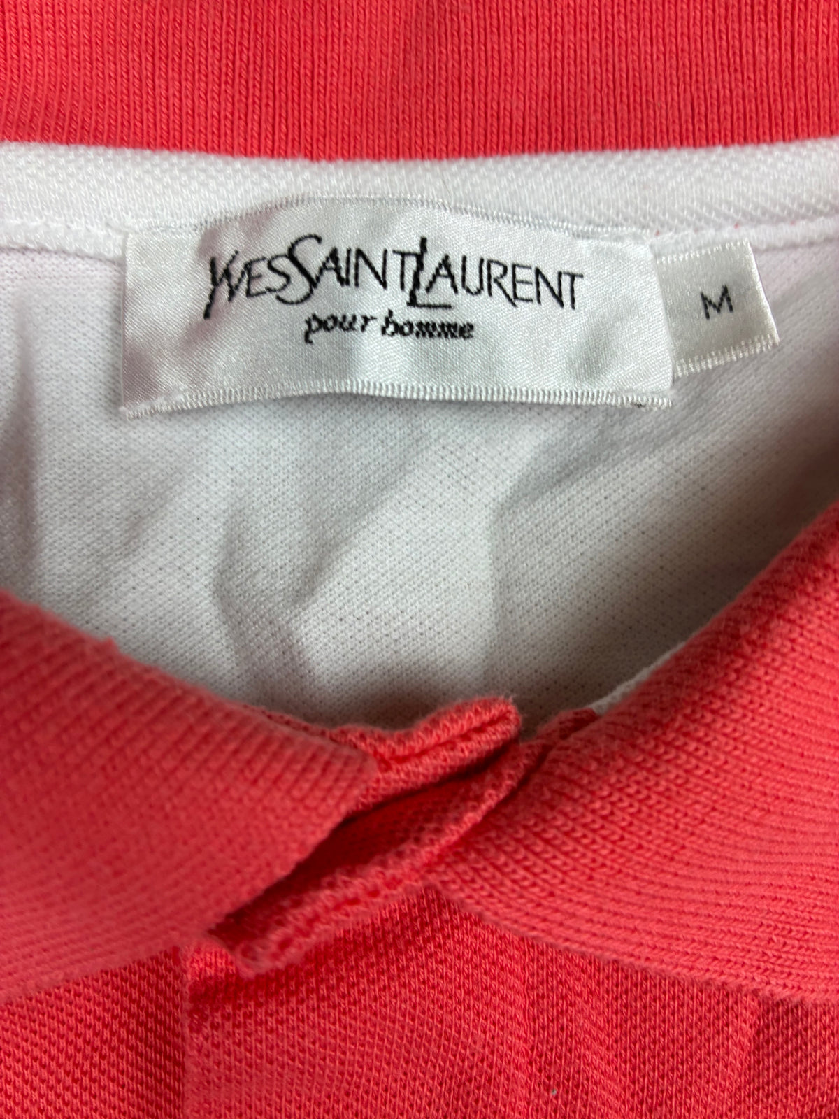 vintage YSL Yves Saint Laurent spellout polo {M}