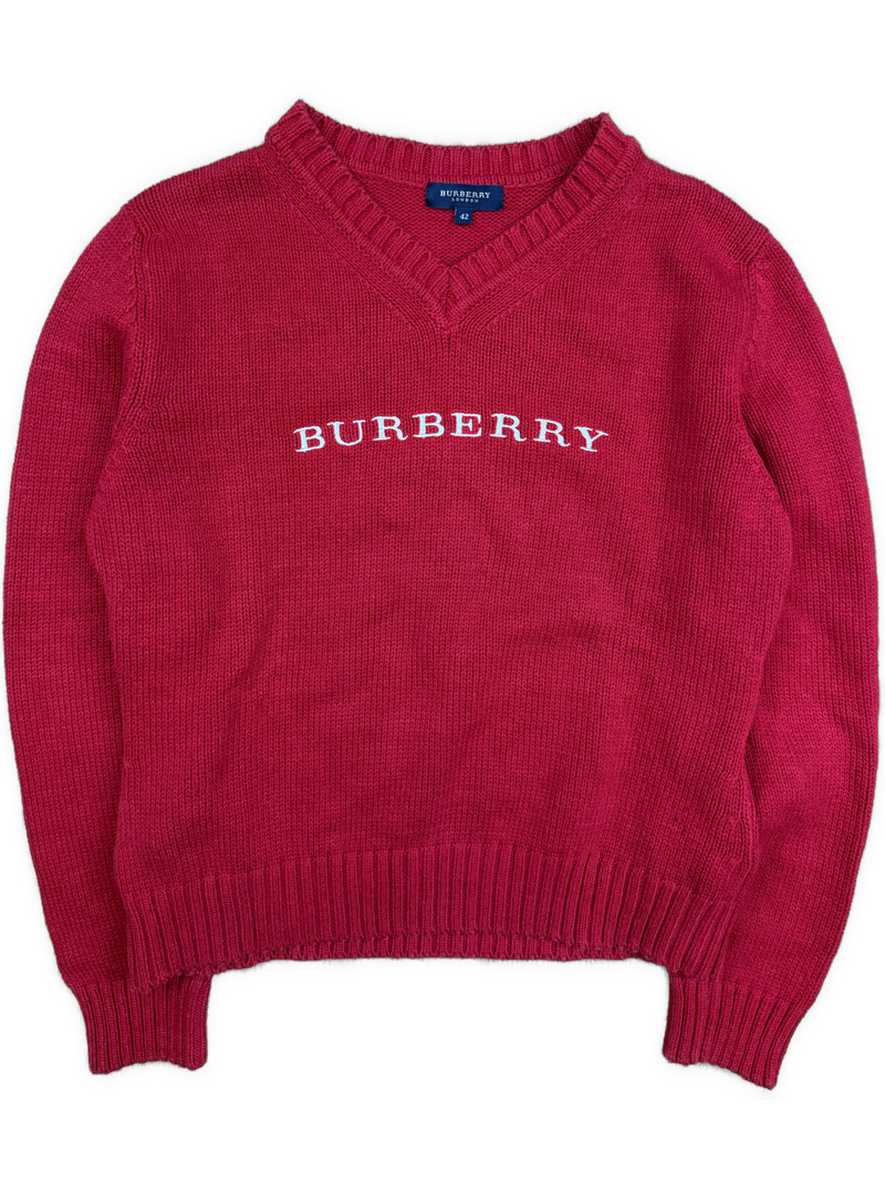 vintage Burberry knittedsweater {S}