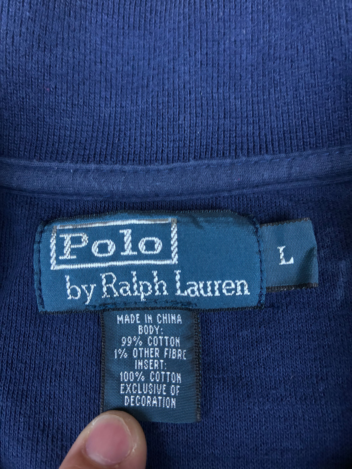 vintage Polo Ralph Lauren sweatjacket {L}
