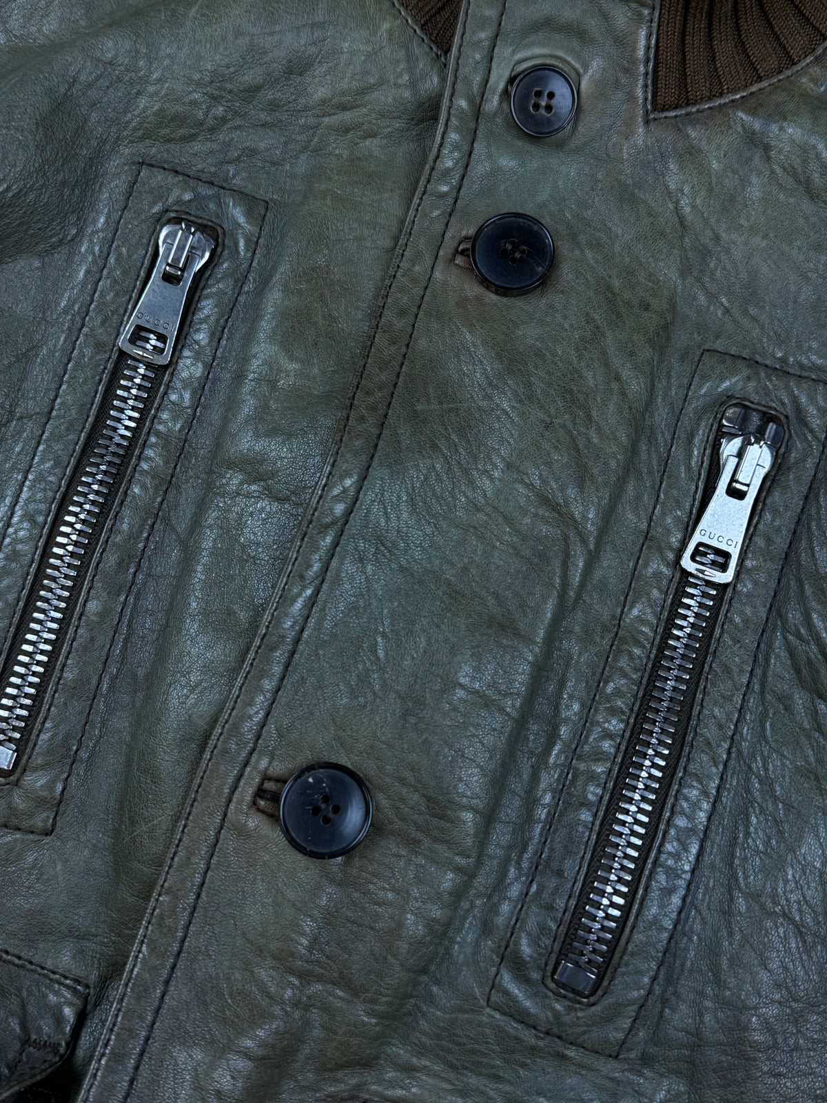 vintage Gucci leatherjacket