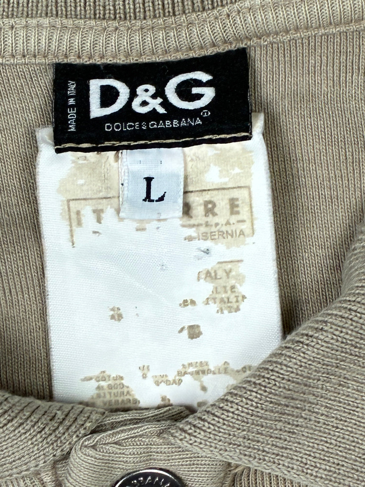 vintage Dolce & Gabbana polo long {L}
