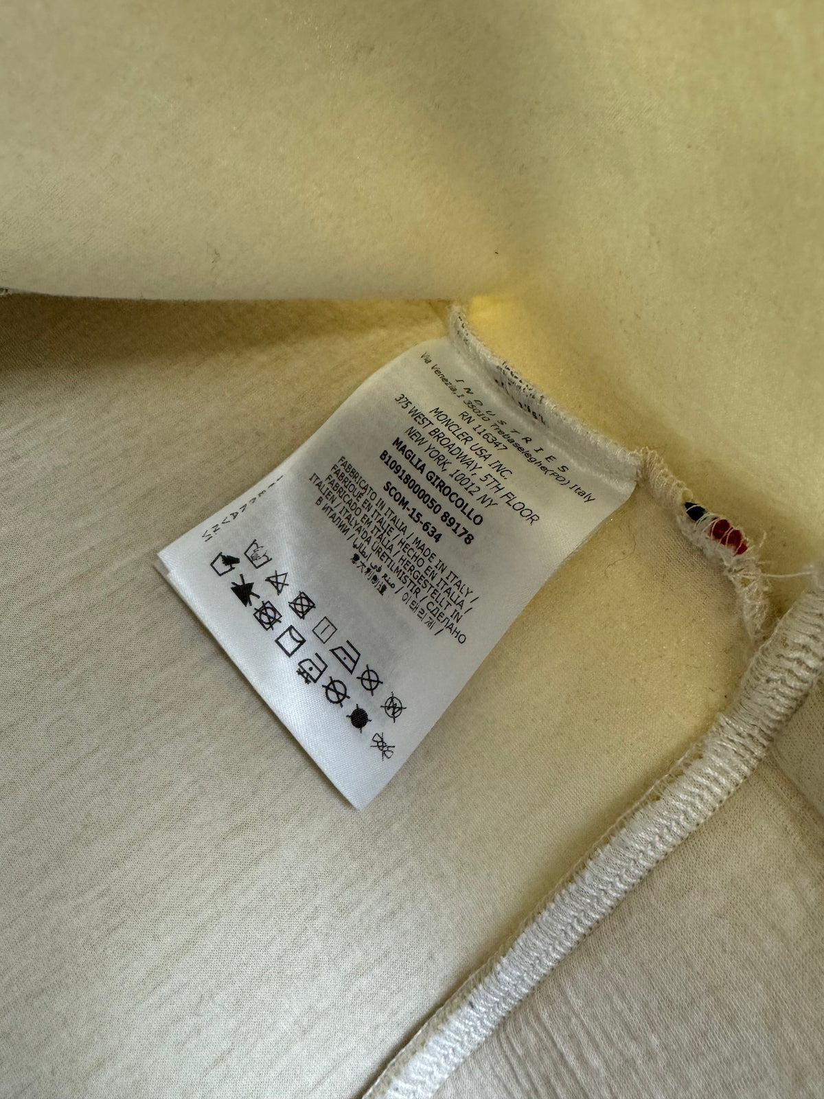 beige Moncler sweater {M}
