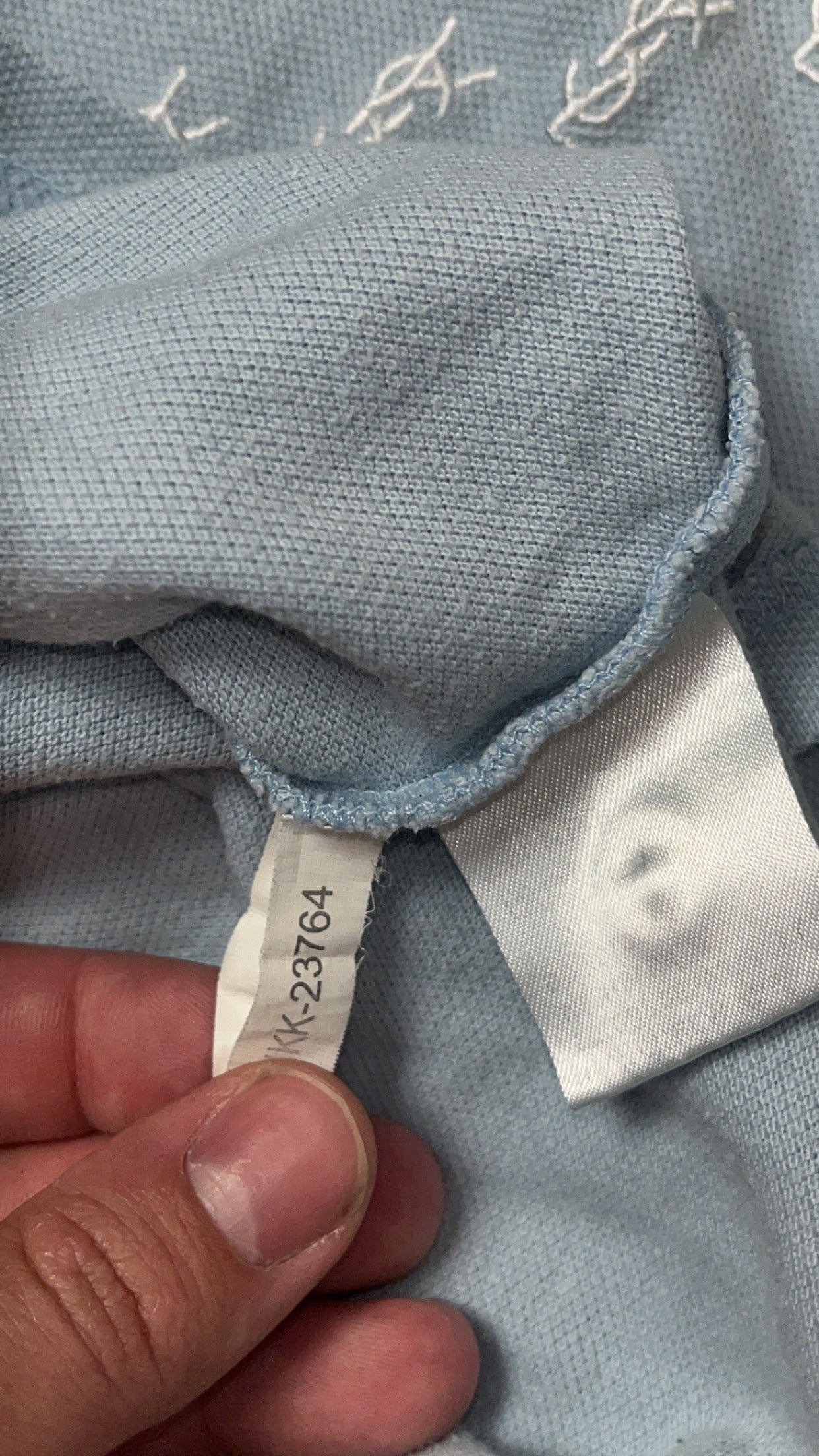 vintage babyblue Yves Saint Laurent polo {M}