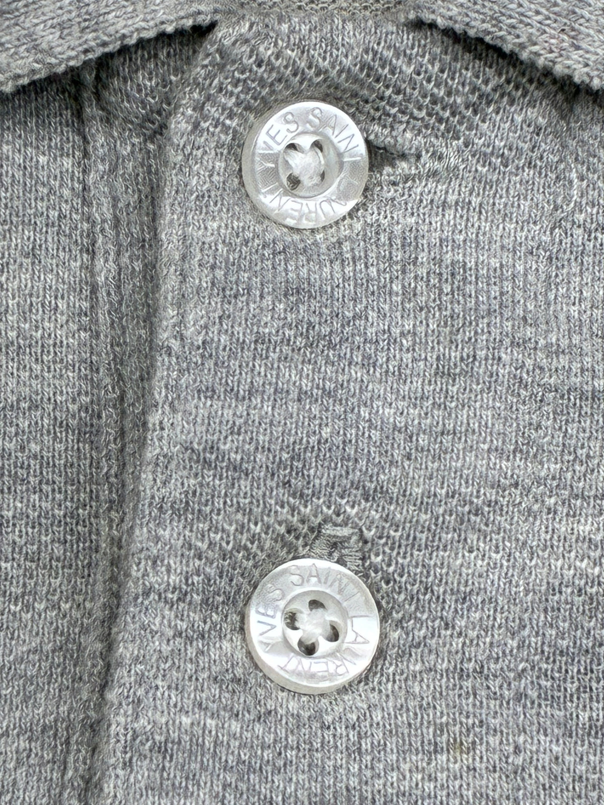 vintage YSL Yves Saint Laurent spellout polo {M}