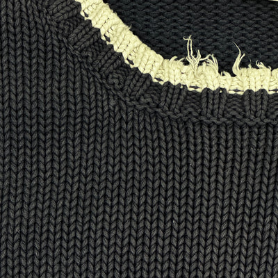vintage YSL Yves Saint Laurent knittedsweater {XL}