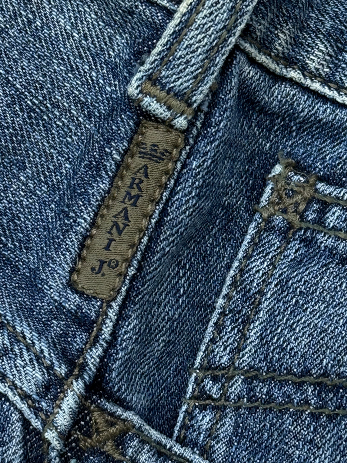 vintage Armani 3/4 jeans {L}