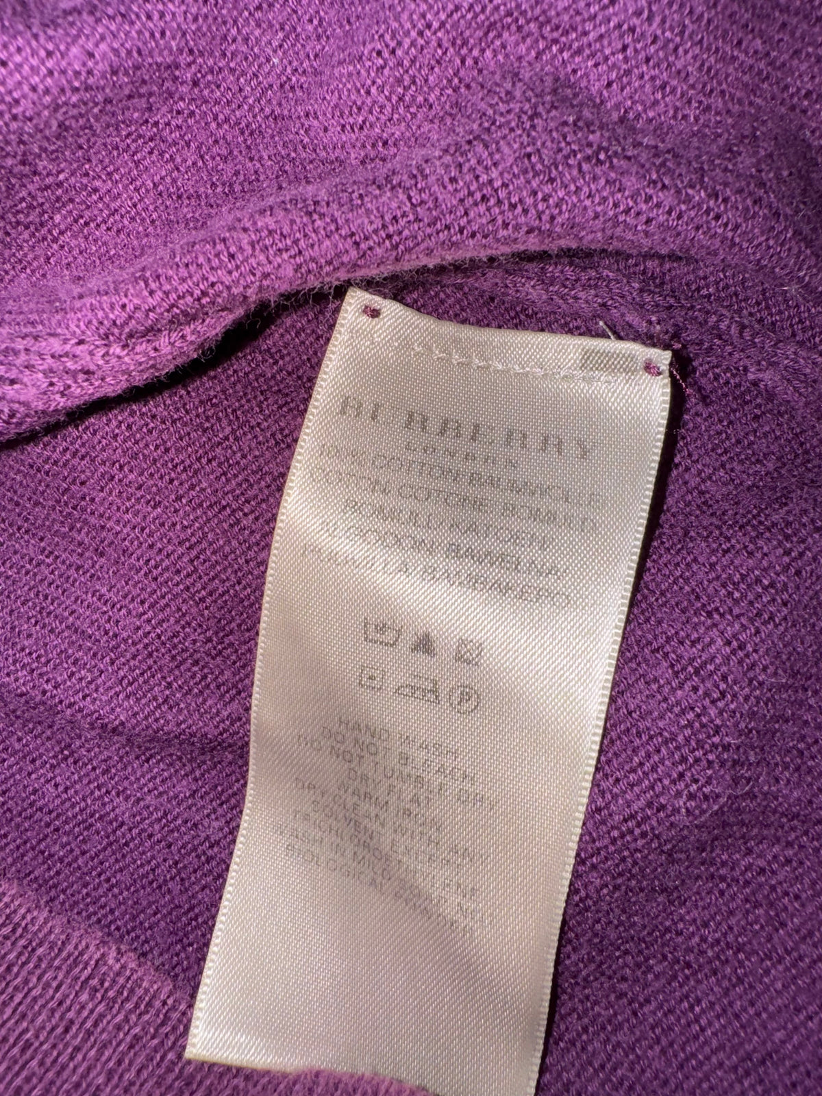 vintage Burberry knittedsweater {L}
