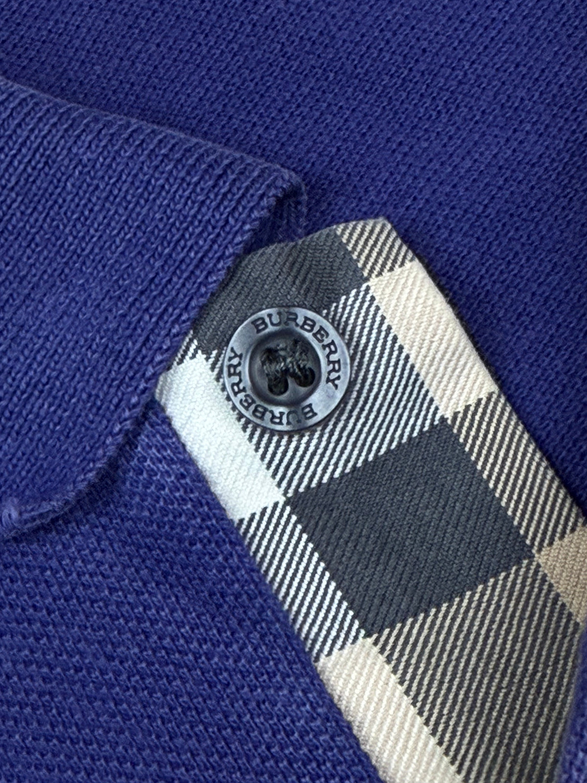 vintage purple Burberry polo