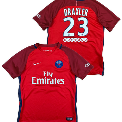 red Nike PSG Paris Saint Germain DRAXLER23 away jersey {XS}