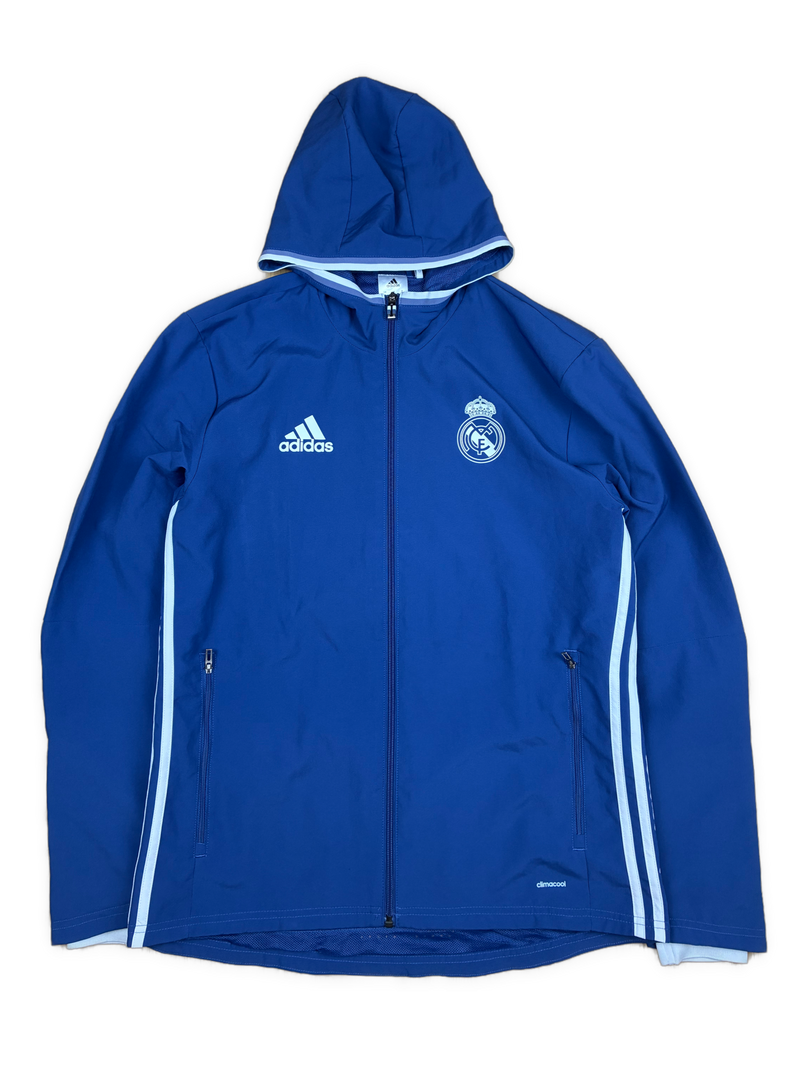 navyblue Adidas Real Madrid windbreaker {M}