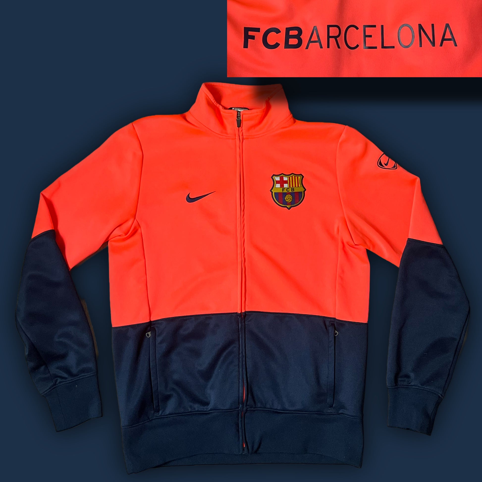 vintage Nike Fc Barcelona trackjacket {M}