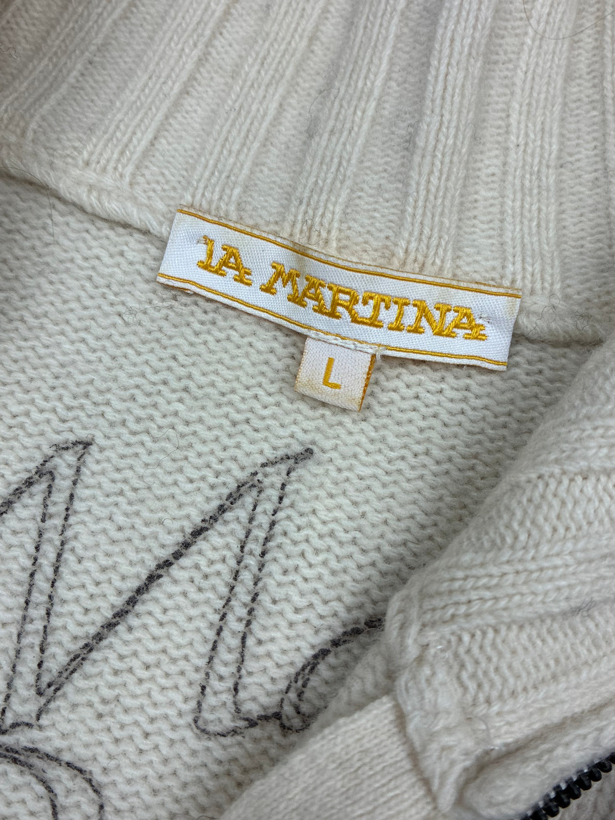 vintage La Martina sweatjacket {S}
