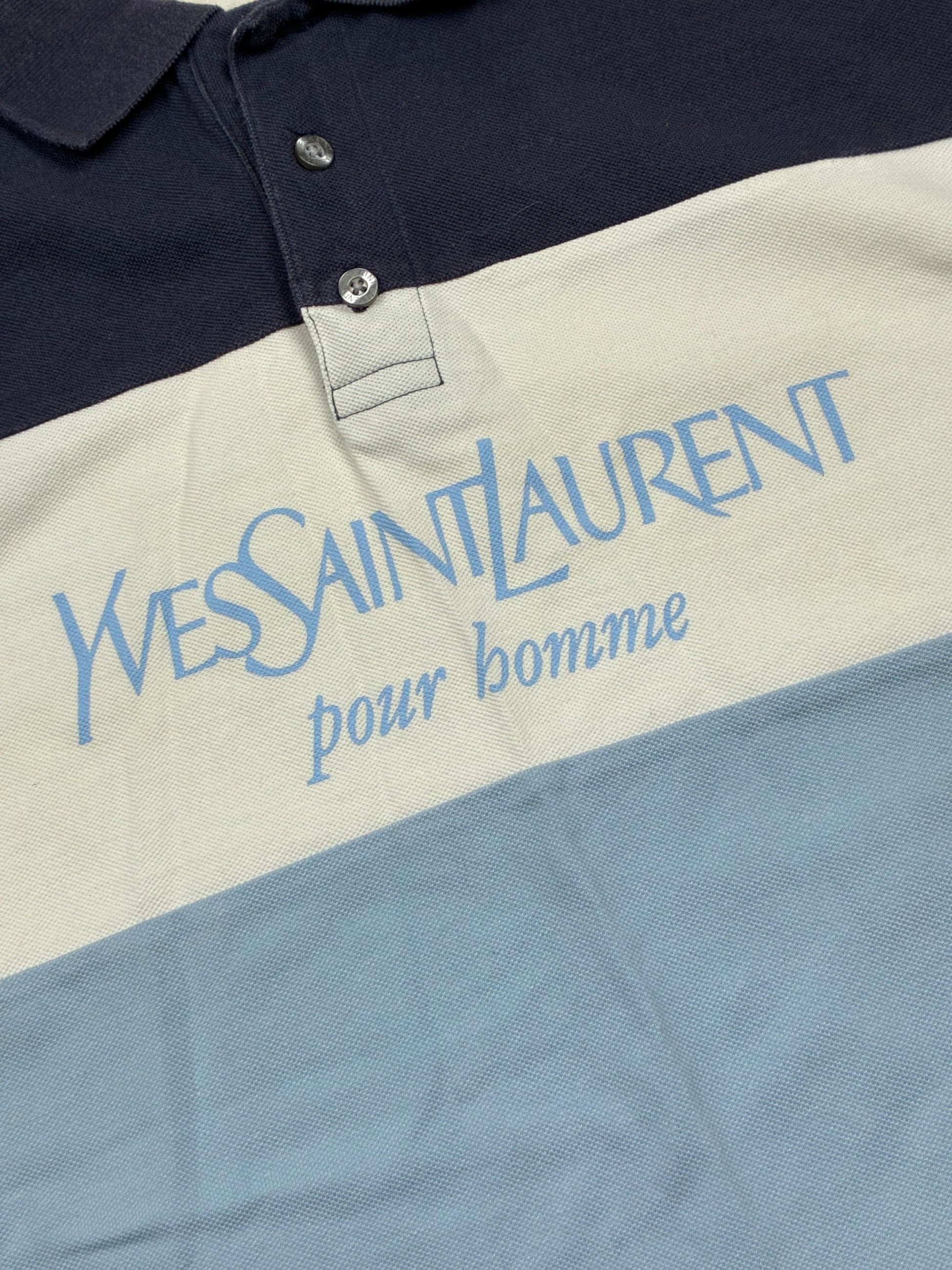 vintage YSL Yves Saint Laurent spellout {XL}