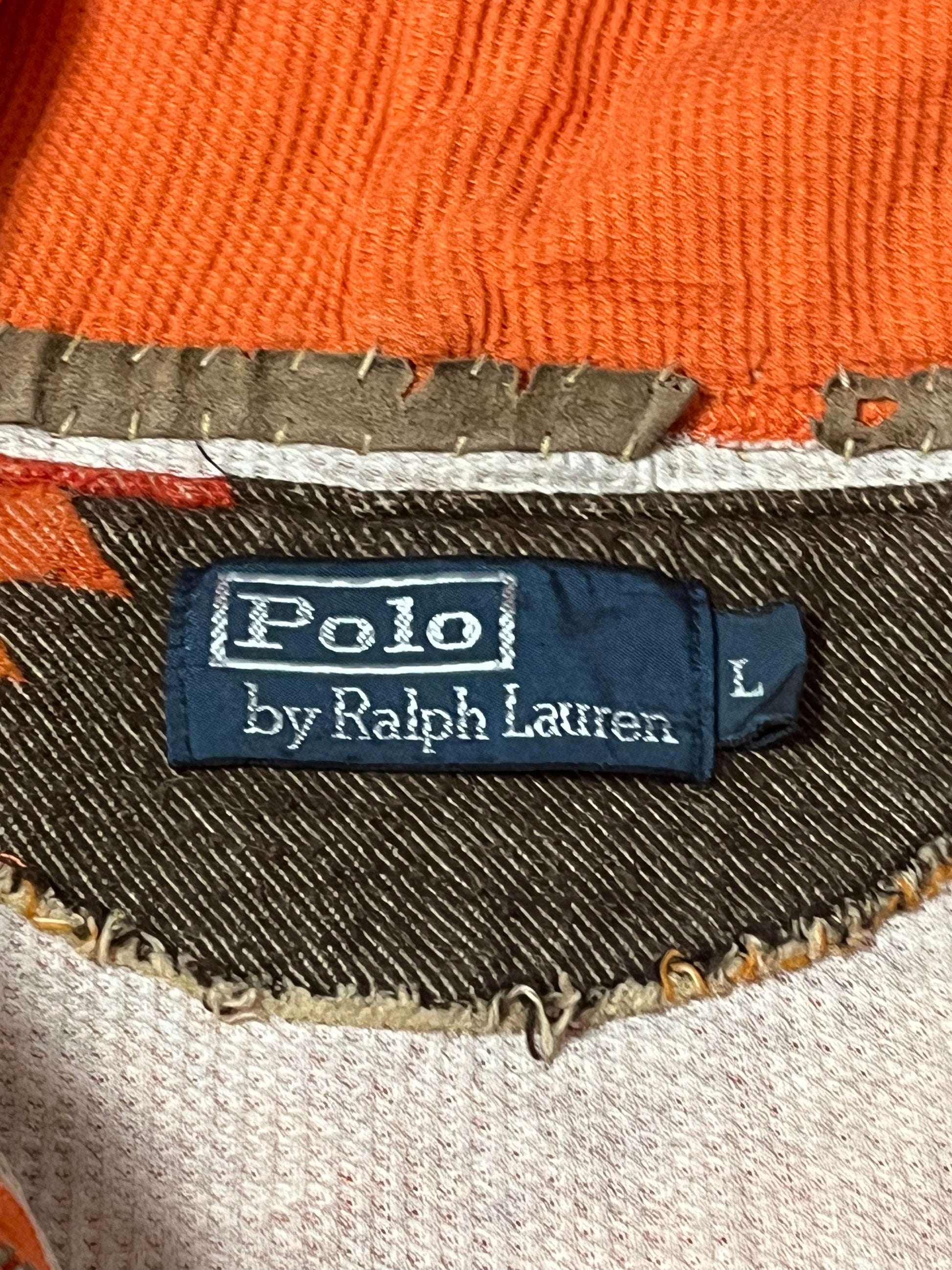 vintage „distressed look“ Polo Ralph Lauren sweatjacket {L}