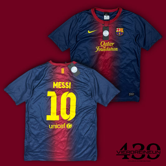 vintage Nike Fc Barcelona MESSI10 home jersey {S}