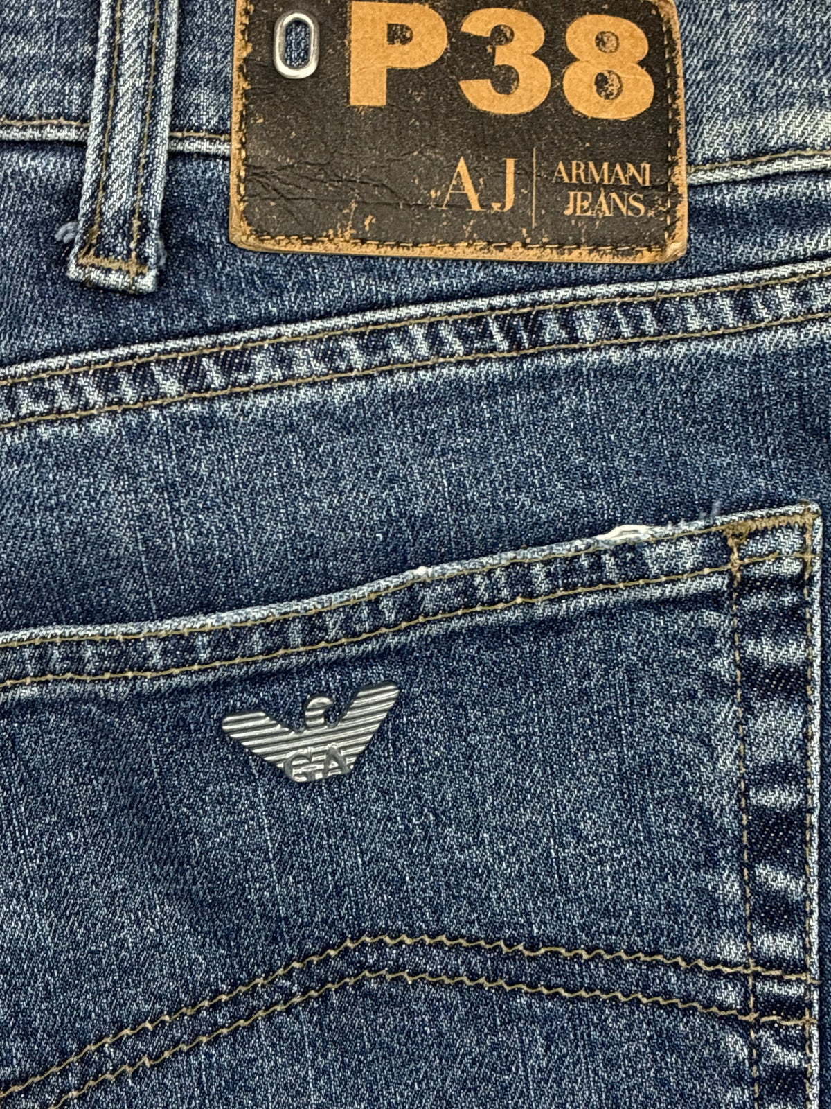 vintage Armani 3/4 jeans {L}