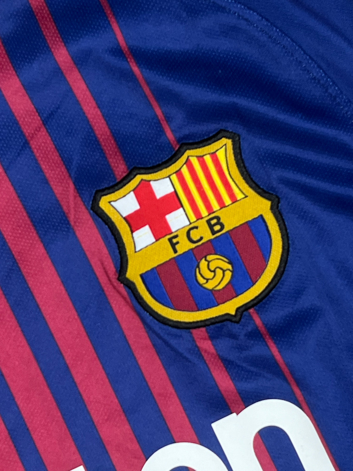 vintage Nike Fc Barcelona 0.DEMBELE11 2017-2018 home jersey {M}