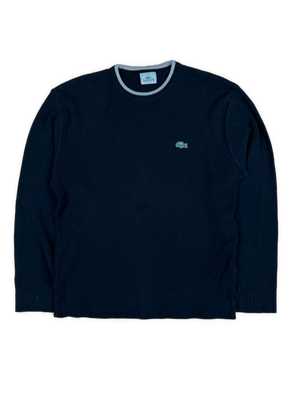 vintage black Lacoste knittedsweater {S}