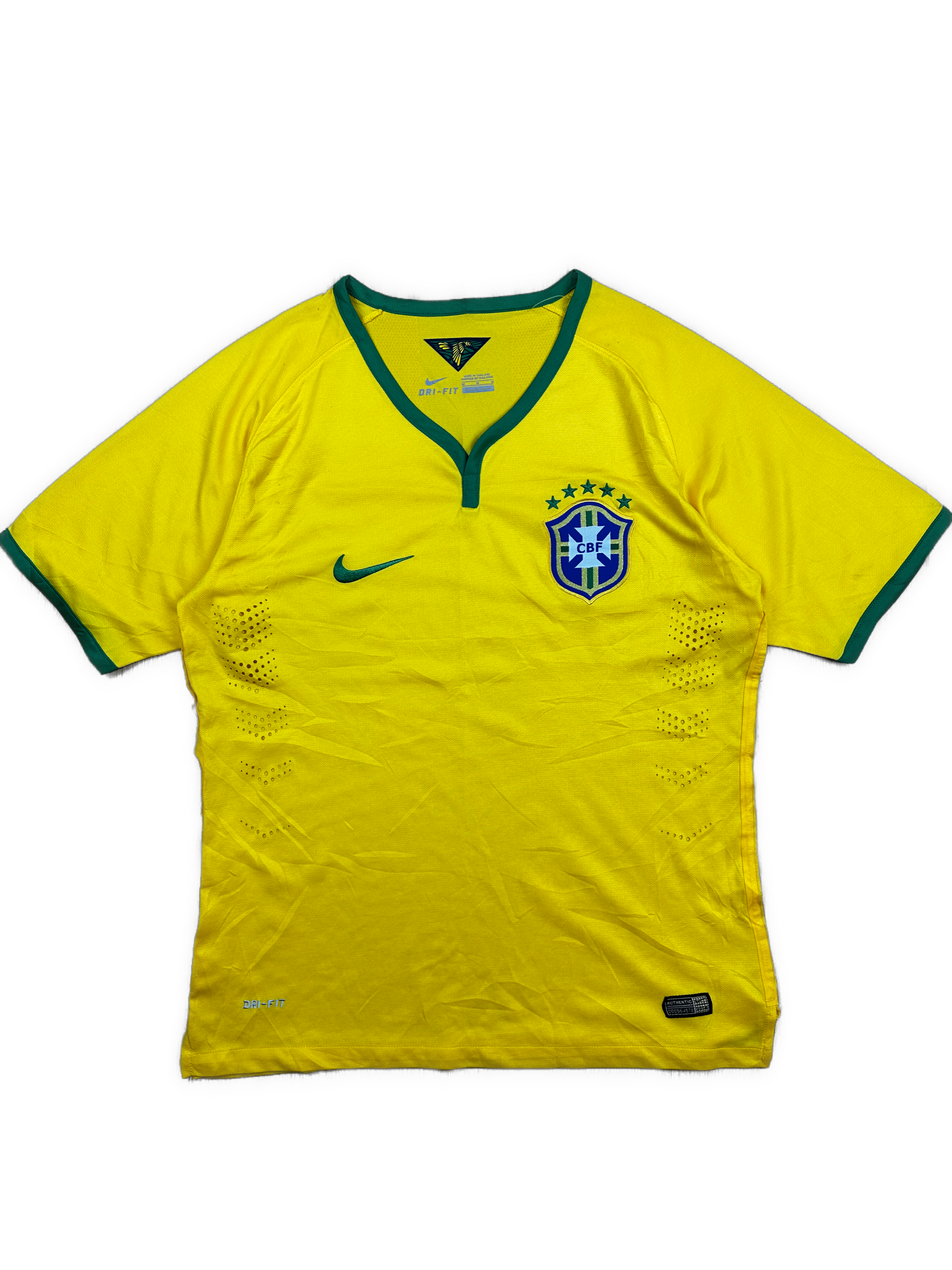 vintage Nike Brasil home jersey {M}