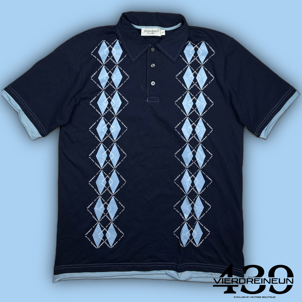 vintage YSL Yves Saint Laurent polo {M}