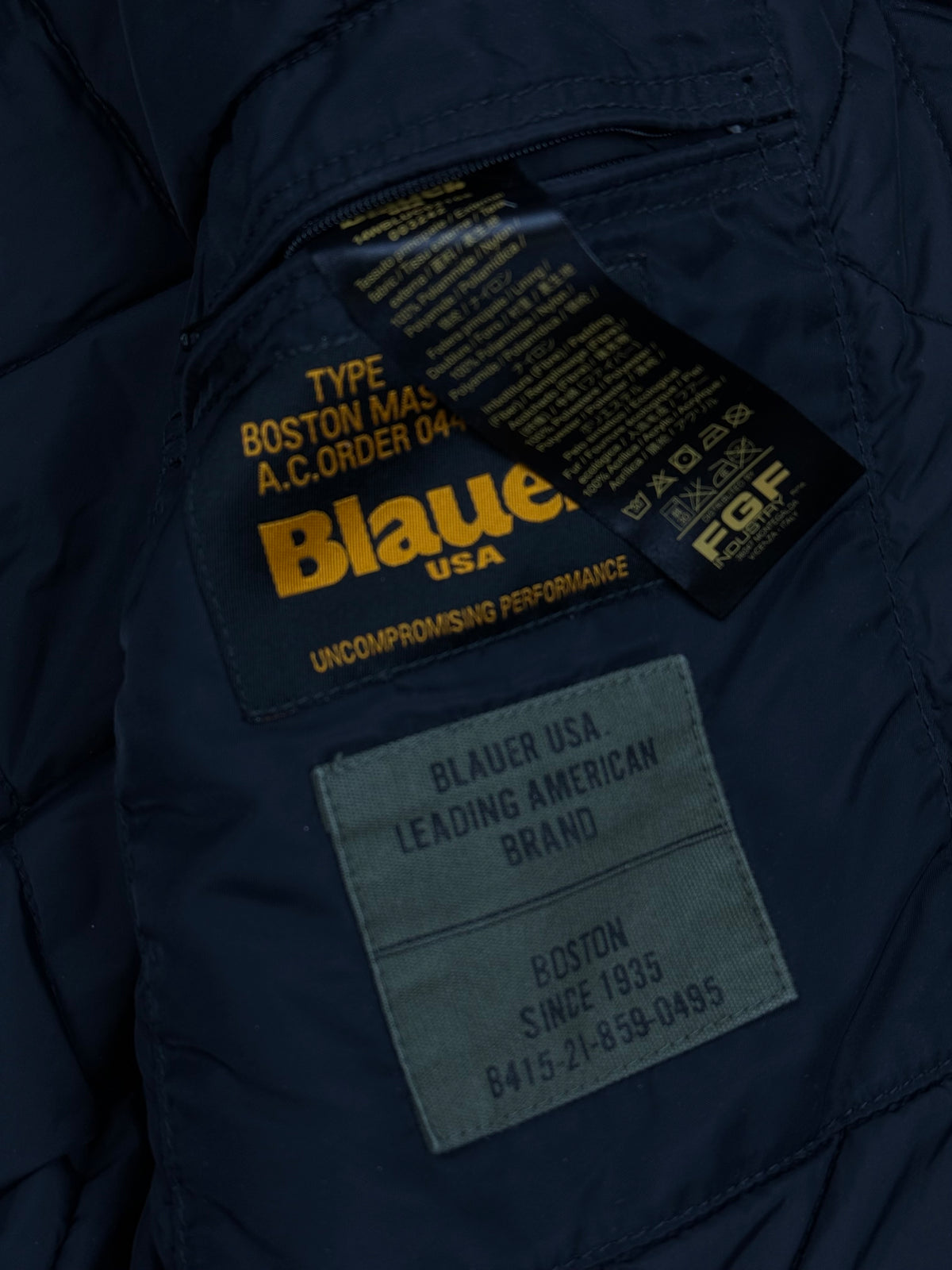 vintage Blauer winterjacket {XL}