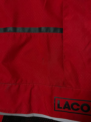 red Lacoste windbreaker {S}