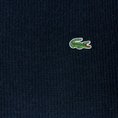 vintage navyblue Lacoste knittedsweater {XL}