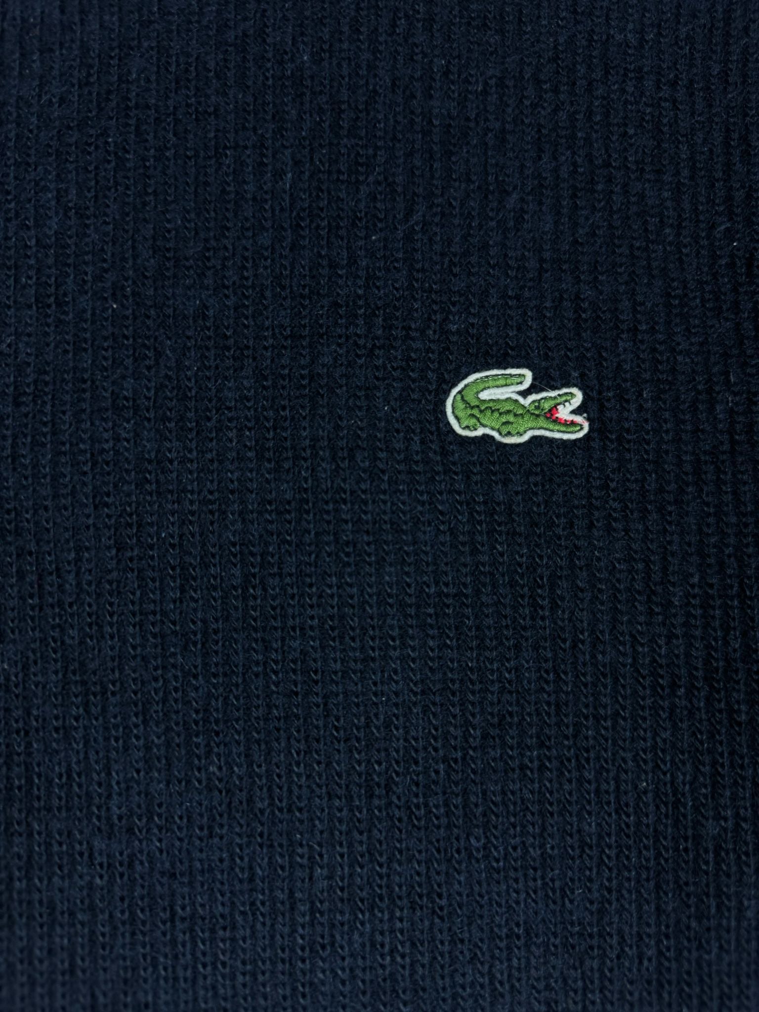 vintage navyblue Lacoste knittedsweater {XL}