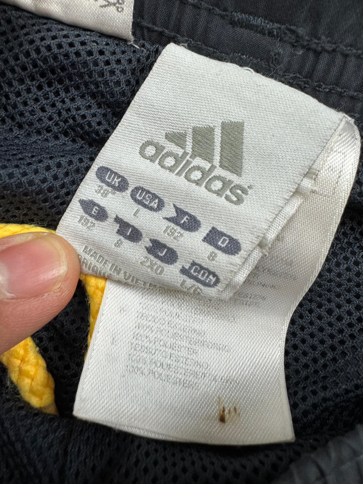 vintage Adidas Olympique Marseille trackpants {XL}
