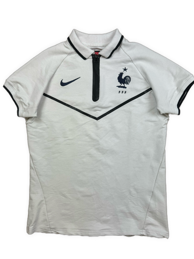 vintage Nike France tech fleece polo {M}